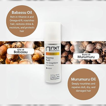 Heat Protectant Flat Iron Treatment 5.07 fl oz Hair Smoothing Thermal Fluid